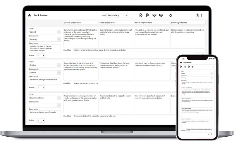 Rubric Maker - Create custom assessments